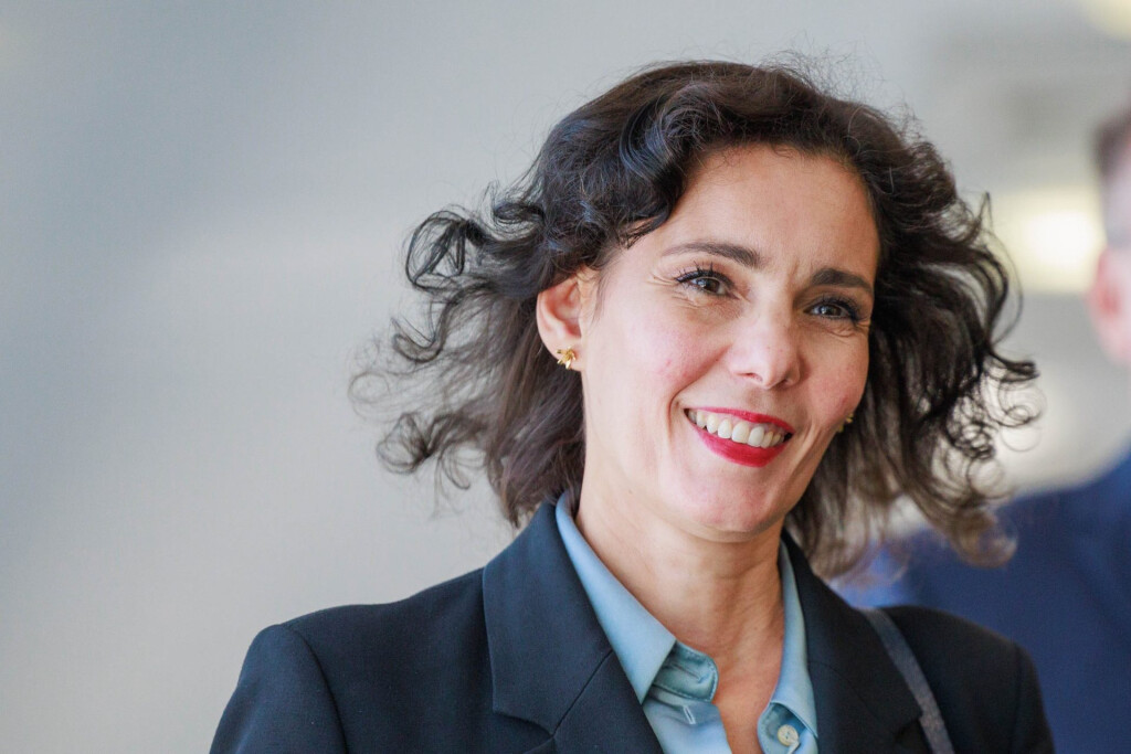 Hadja Lahbib, European Commissioner for Humanitarian Aid and Crisis Management.