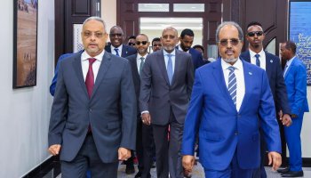 Madaxweynaha JFS oo lagu soo dhoweeyay Gegidda diyaaradaha Jabuuti.