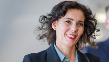 Hadja Lahbib, European Commissioner for Humanitarian Aid and Crisis Management.